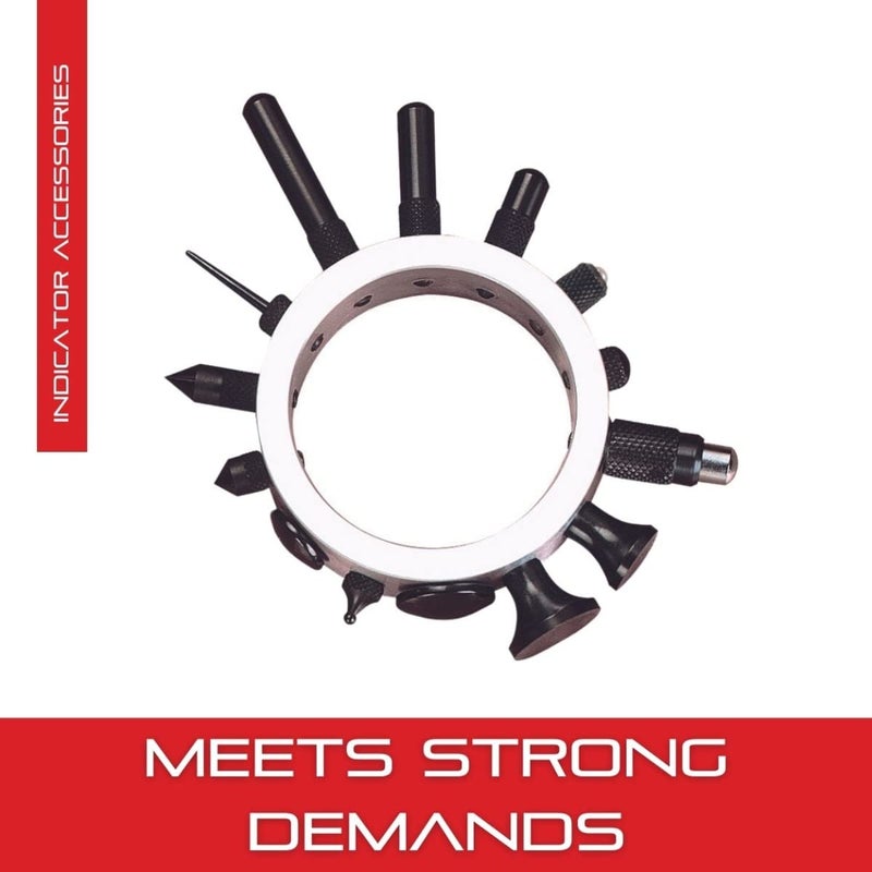 Starrett Dial Indicator Accessories and Contact Set for AGD Indicators  14 Points 448 Screw Thread 1 Shock Absorbing  25R - Image 4