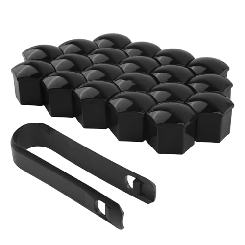 YGDMD 20PCS 21mm Lug Nut Covers with Disassembly ToolHex Lugnut Covers for Protecting Decorating Wheel BoltsRustResistant Car Accessories Lug Nut Caps for Cars SUVs 21mm - Image 1