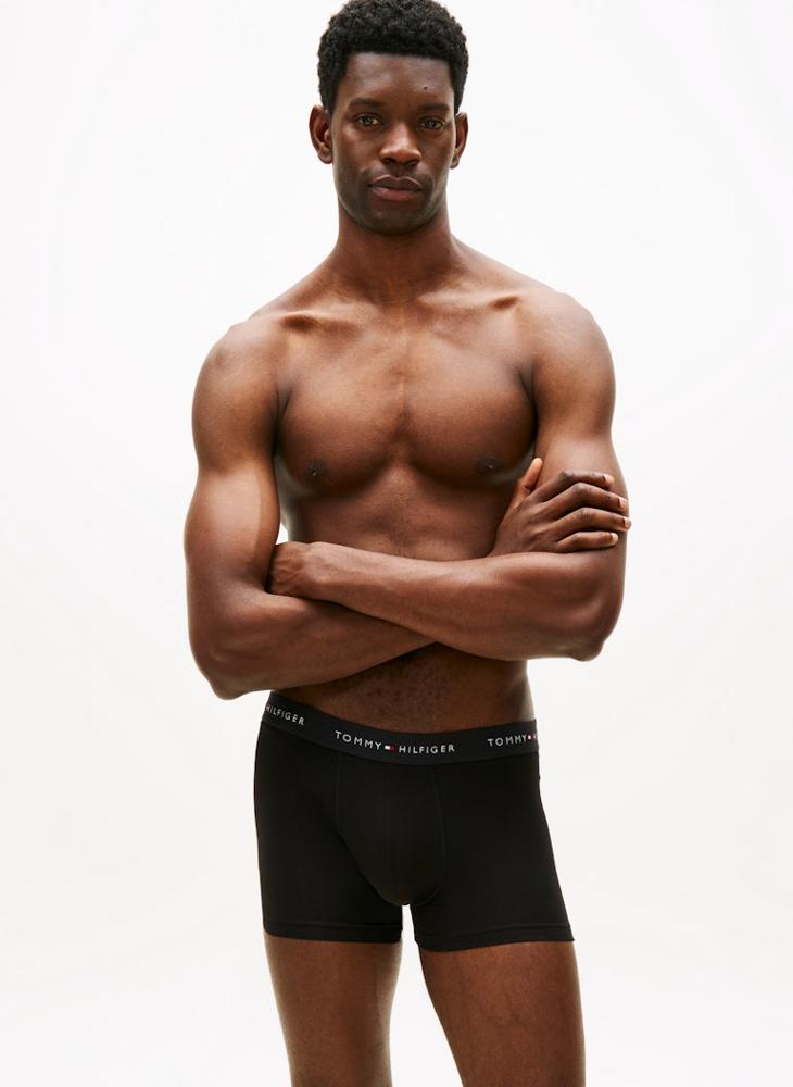 TOMMY HILFIGER 3-Pack Signature Logo Waistband Trunks - Image 4