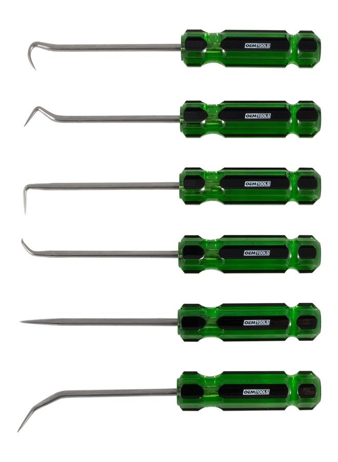 OEMTOOLS 26545 6 Piece Hook And Pick Set With Acetate Handle, Hook Tool And Pick Tool, Vehicle Pick And Hook Set, Pick Tool Set For Mechanics - Image 1