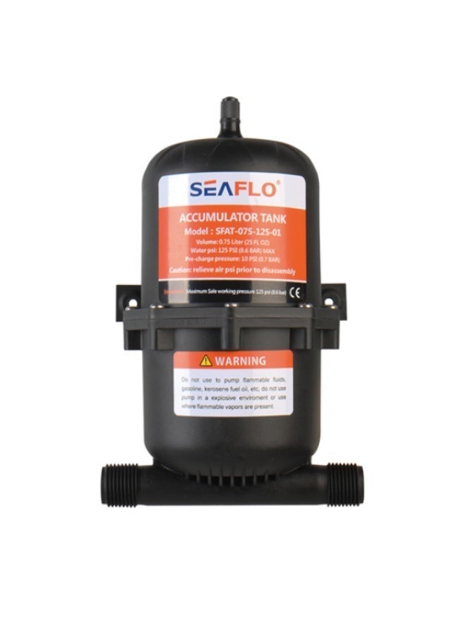 SEAFLO 0.75/1.0 Liter Pressurized Accumulator Tank, Pressurized Accumulator Tank, Accumulator Tanks - Image 1