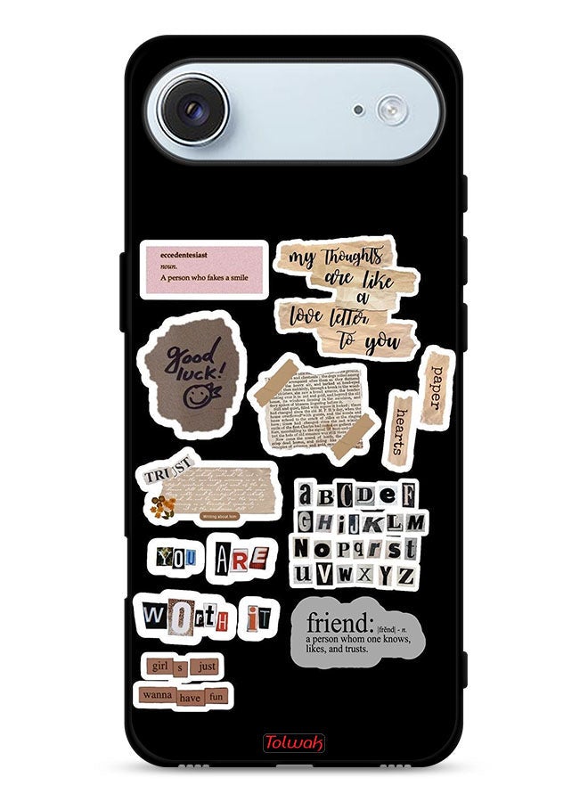 Tolwak Apple iPhone Air Protective Case Cover Good Luck Quotes Stickers - Image 1