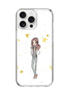 For iPhone 16 Pro Max Case [Compatible with MagSafe] Slim Magnetic cover Clear Phone Case - Girl Next Door