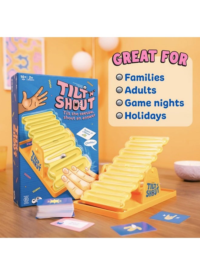 Tilt 'N' Shout: A Speedy Family Board Game For Adults And Kids | Best New Board Games 2024 - pzsku/ZCBD1E85590B94A7B1CFFZ/45/_/1732787805/f2964c8f-a89c-481c-b15f-1b3bc33eb3de