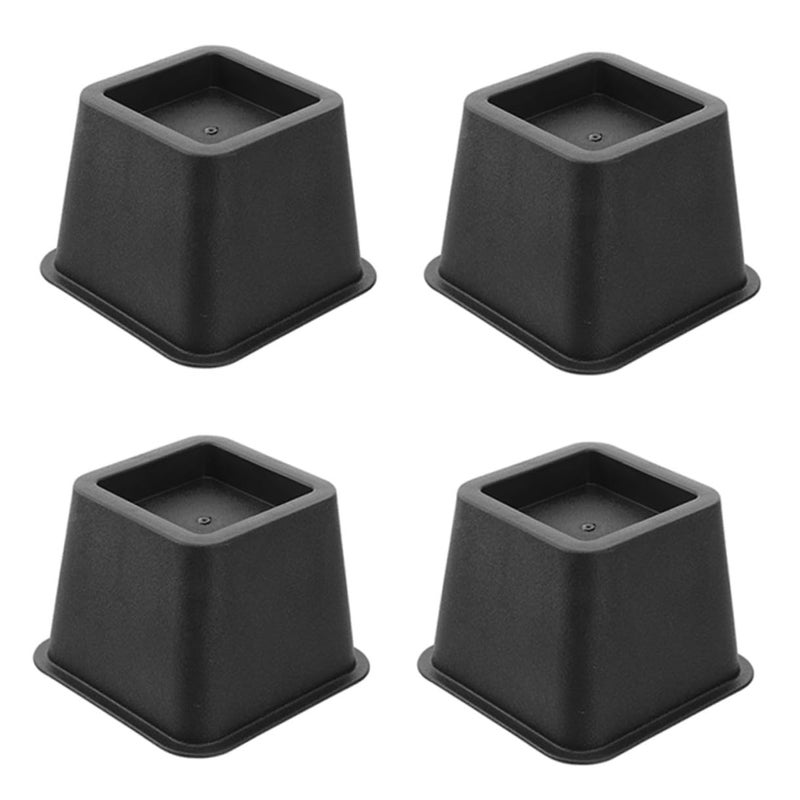 Small Slant Square Chair Leg Floor Protectors Set Of 4 Non Slip Reusable For Hardwood Floors - Image 2