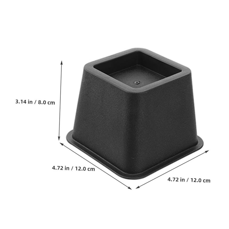 Small Slant Square Chair Leg Floor Protectors Set Of 4 Non Slip Reusable For Hardwood Floors - Image 3