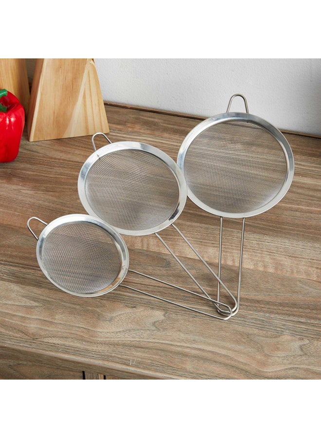 Home Box 3-Piece Stainless Steel Mesh Strainer Set  - Image 1
