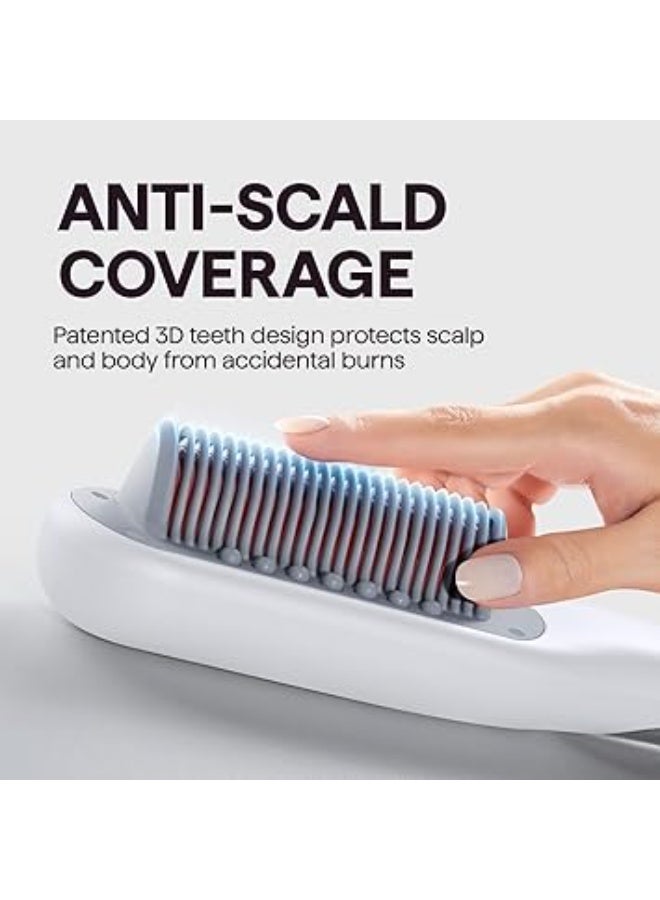 Wavytalk Pro Steam Straightener Brush, Steamline Pro 3 in 1 Straightening Brush, Steam Reduces Damage, Nourishes Hair, and Expedites Straightening - Image 2