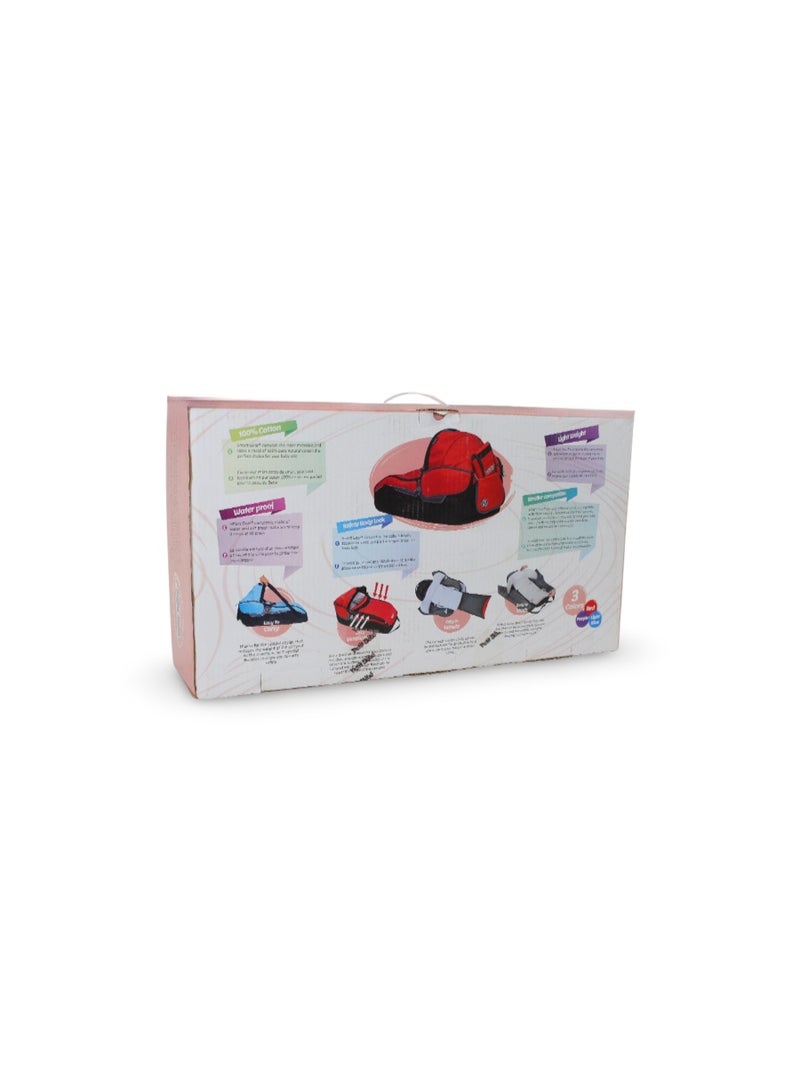 Petit Bebe Smart Gear Baby Carrycot – Red - Image 3