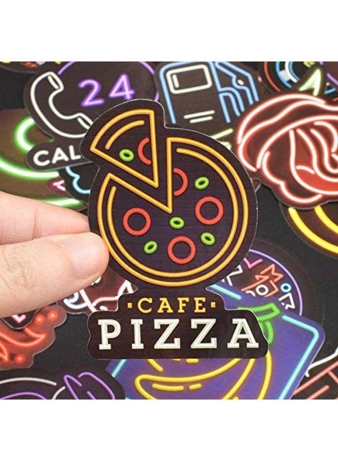 iDream iDream Neon Light Icon Animal Stickers - Vibrant Stickers for Laptops, Water Bottles, Phone Cases, Walls & More - Fun, Creative, and Trendy Decorative Decals - Set of 50 - Image 5