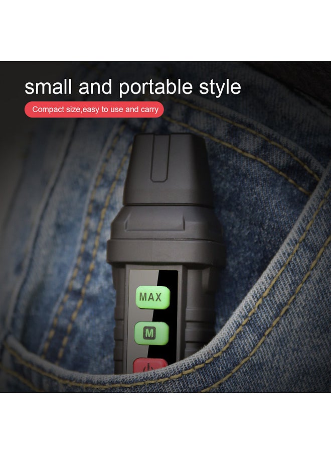 HABOTEST Wood Moisture Meter with HD LCD Backlight Display Portable Wood Moisture Detector Pen-Type Moisture Tester for Walls Wood Firewood Lumber Bricks Cement Concrete  - Image 4