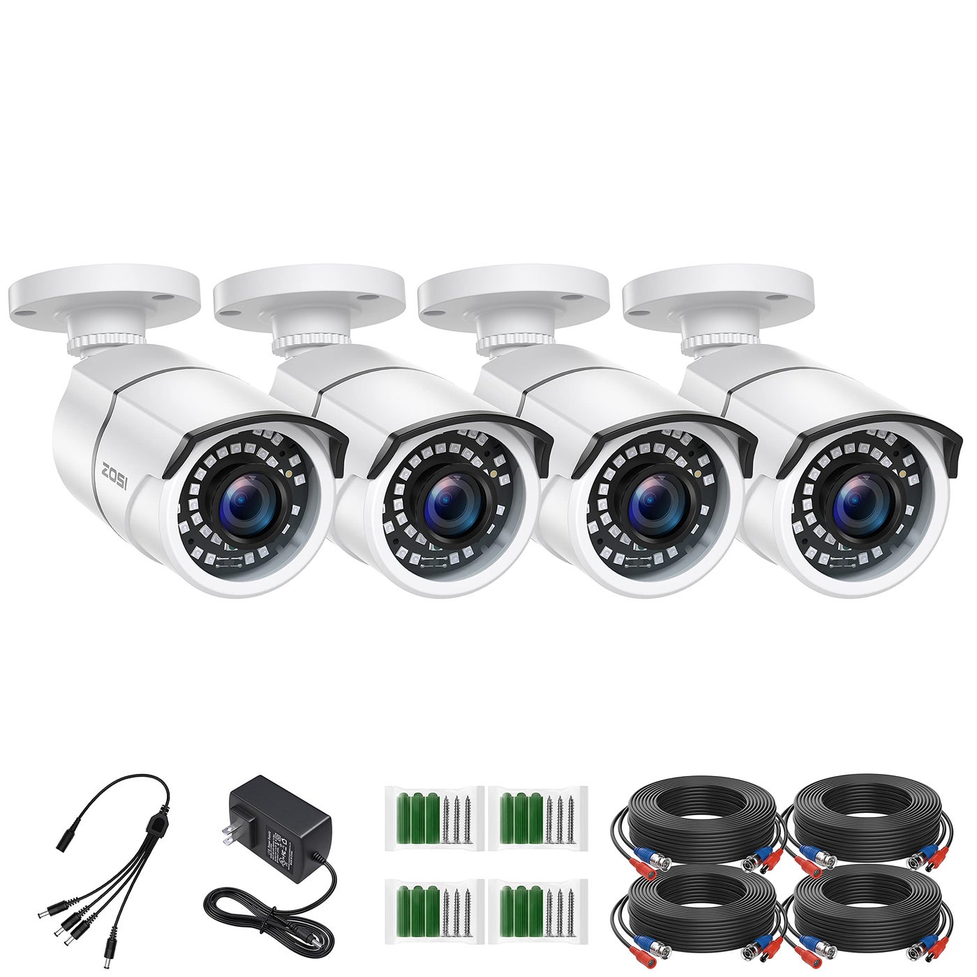Zosi Zosi 4 Pack 1080p hd-tvi Home Security Camera ZCBD2AE0E0DA26A743C31Z