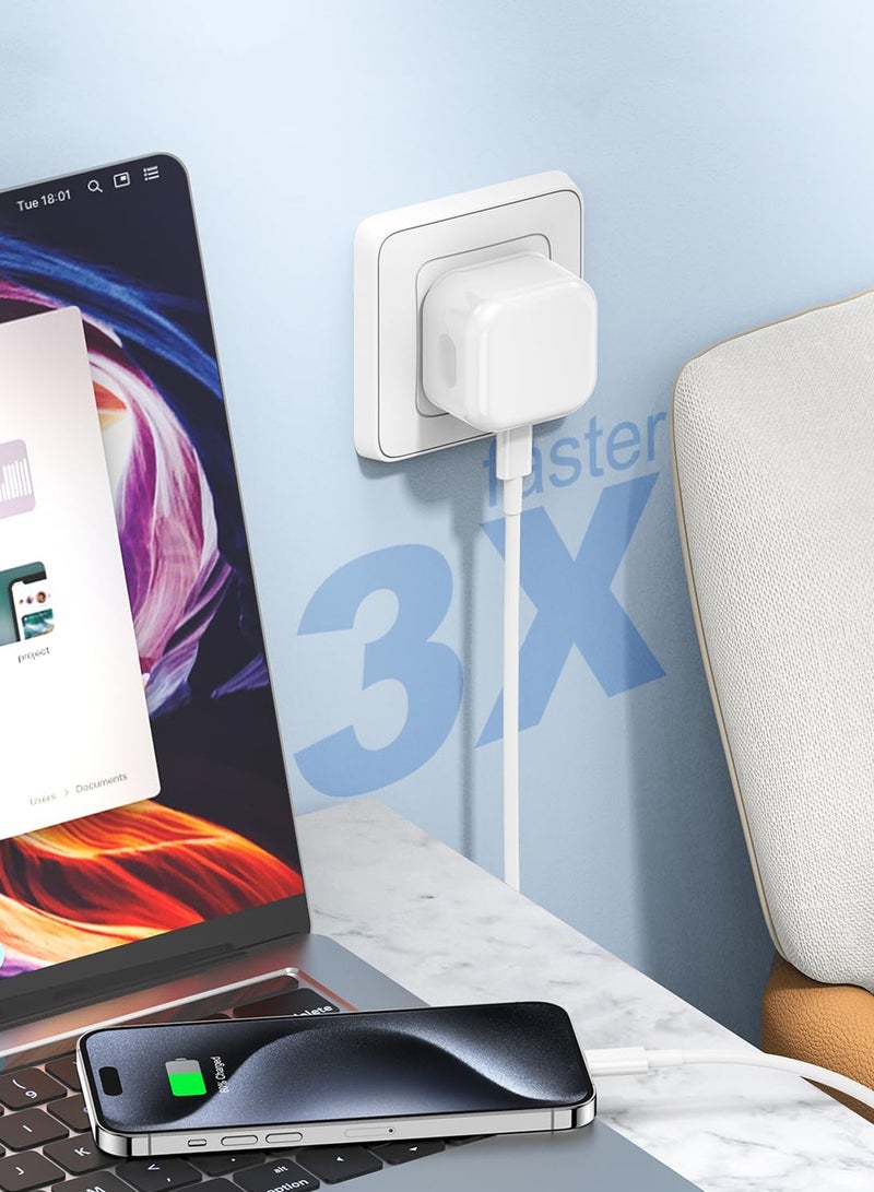 Golau IPhone 35W Fast Charger | USB C Wall Fast Charger with 1M Type C to C Charging Cord Compatible with IPhone 17/16/15/Pro Max/Pro/Plus and all Type C Mobile - Image 4