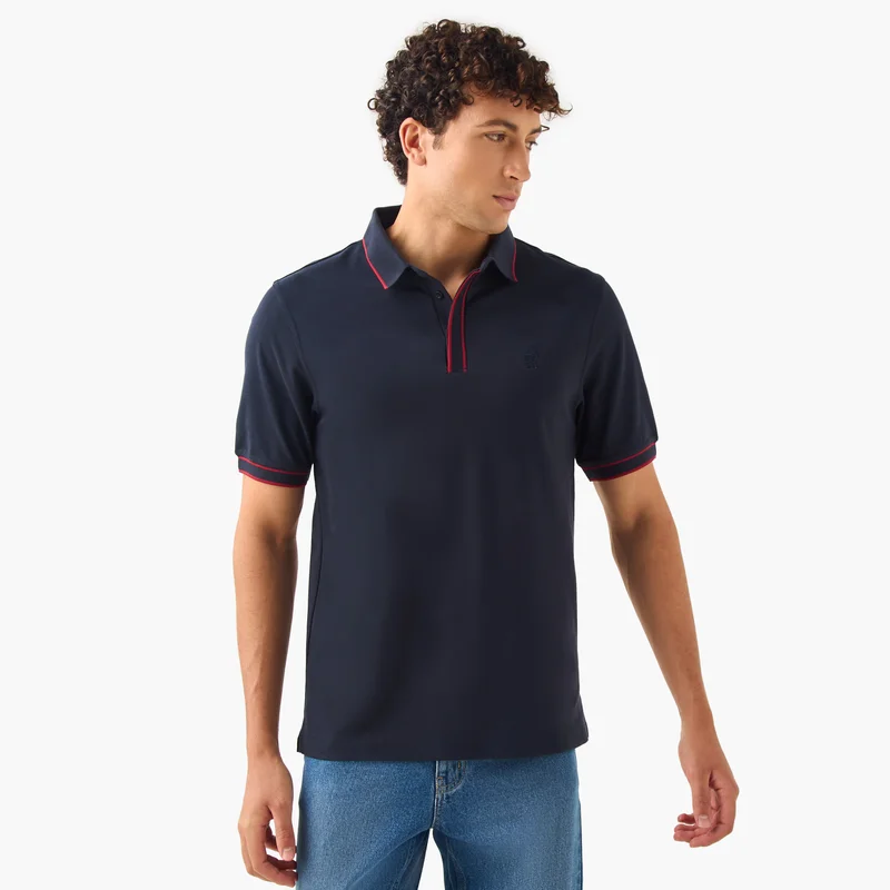 Emperor Emperor Logo Embroidered Polo T-shirt