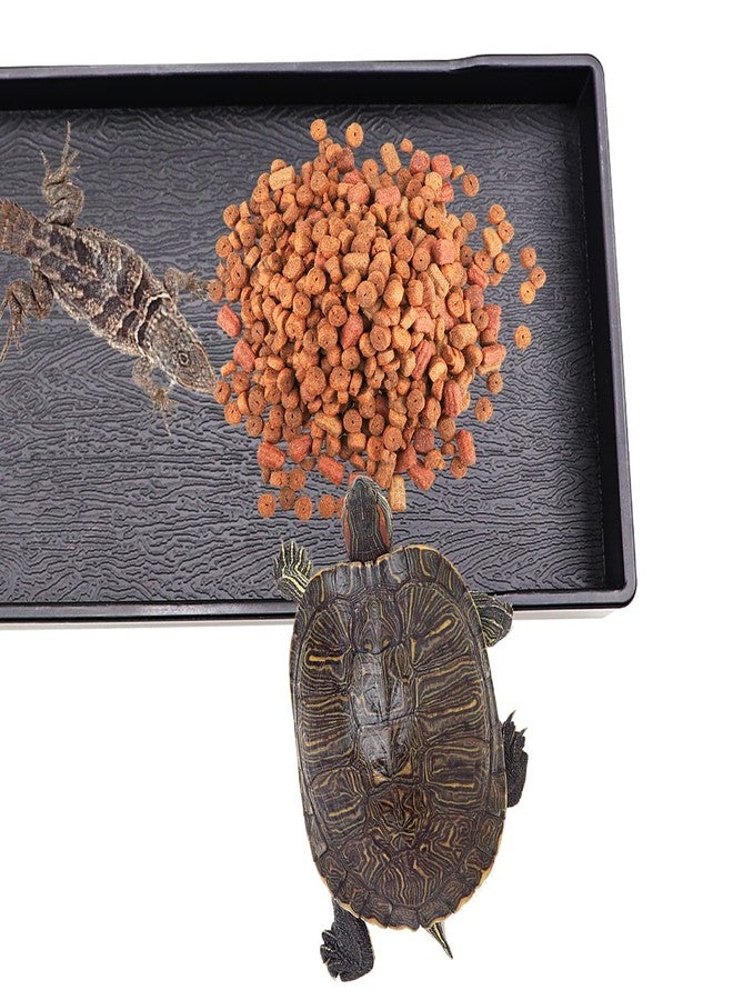 YOLUFER Reptile Food Water Bowl Plate Dish for Tortoise Crawl Pet Drinking and Eating Hallow Water Dish for Reptiles (Size1-S) - Image 4