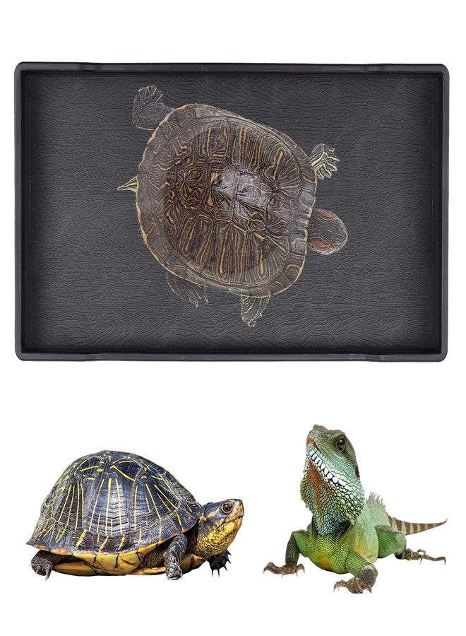 YOLUFER Reptile Food Water Bowl Plate Dish for Tortoise Crawl Pet Drinking and Eating Hallow Water Dish for Reptiles (Size1-S) - Image 2