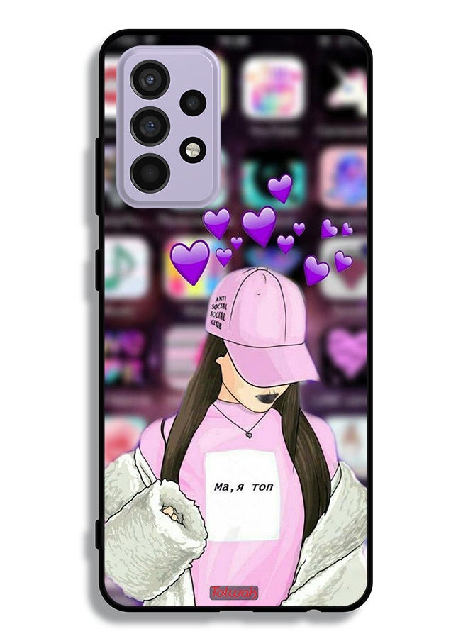 Tolwak - Samsung Galaxy A52 4G Protective Case Cover Anti Social Club - Image 1