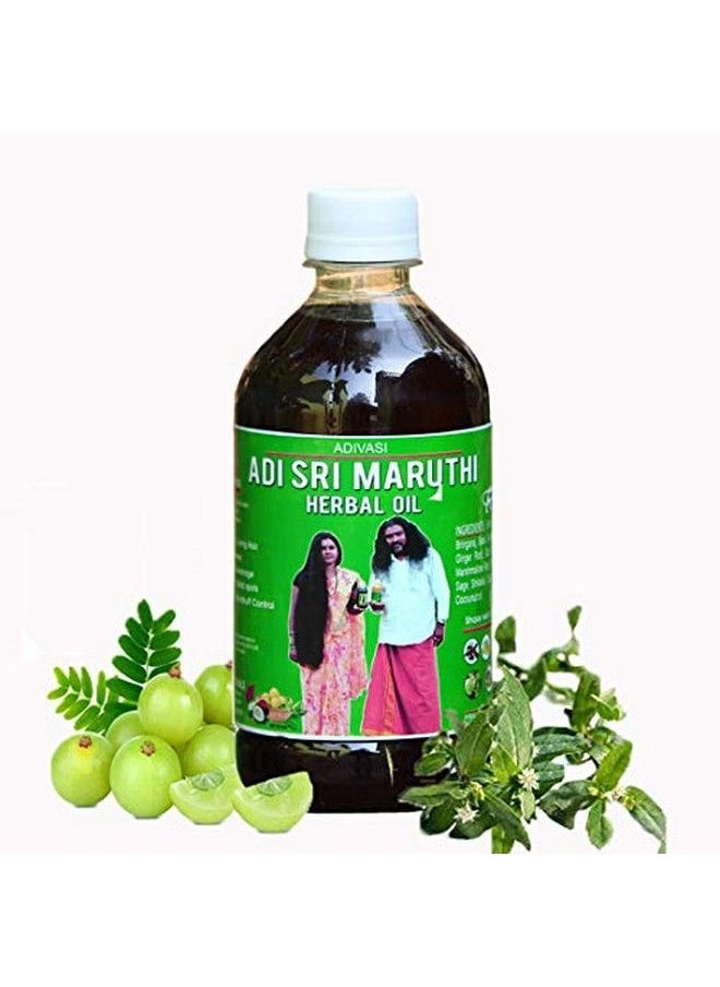 Generic - Adivasi Adi Sri Maruthi Pure Adivasi Ayurvedic Herbs 500Ml Natural Hair Oil For Strong And Healthy Hair - Image 1