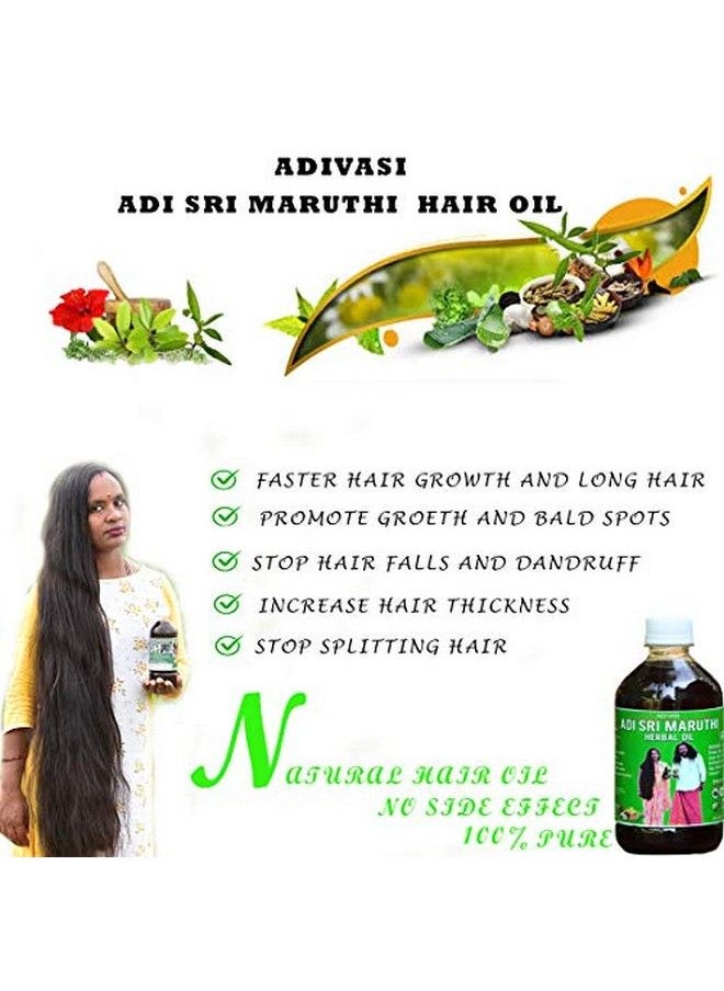 Generic - Adivasi Adi Sri Maruthi Pure Adivasi Ayurvedic Herbs 500Ml Natural Hair Oil For Strong And Healthy Hair - Image 1