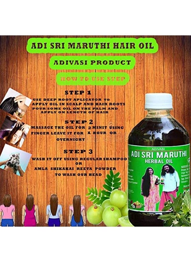Generic - Adivasi Adi Sri Maruthi Pure Adivasi Ayurvedic Herbs 500Ml Natural Hair Oil For Strong And Healthy Hair - Image 1