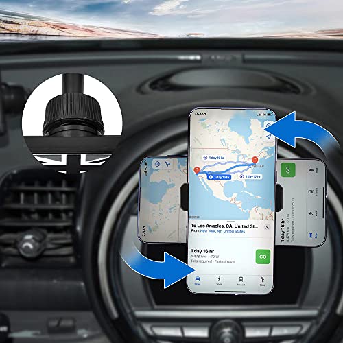 Hesanzol Cell Phone Holder for Mini Cooper S Jcw One F54 F55 F56 F57 F60, Special Navigation Phone Mount for Central Control Screen - Image 4