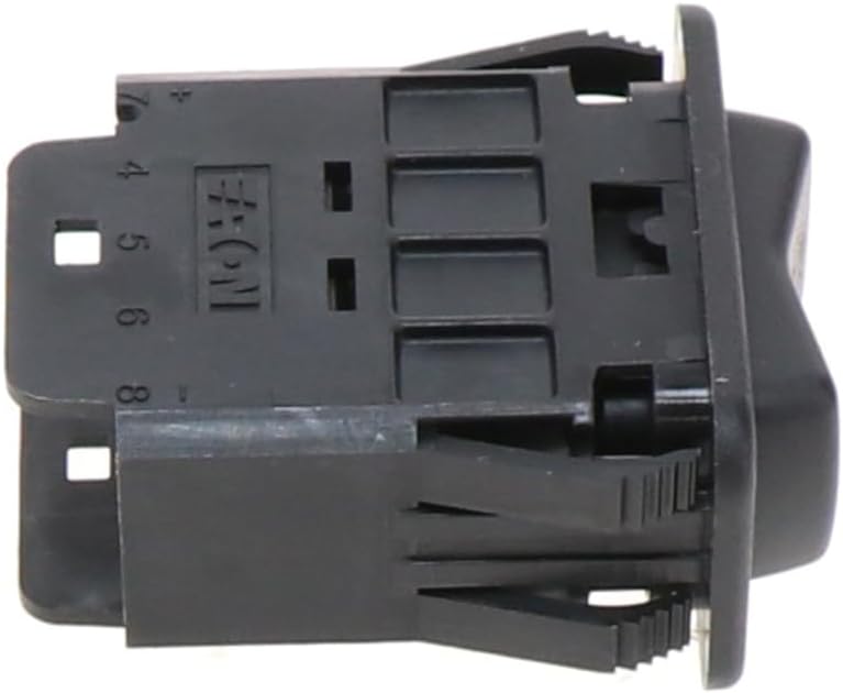 A06-43378-001 Rocker Switch Master Rocker Electrical Cab Switch Marker/Panel/Headlamp, Black