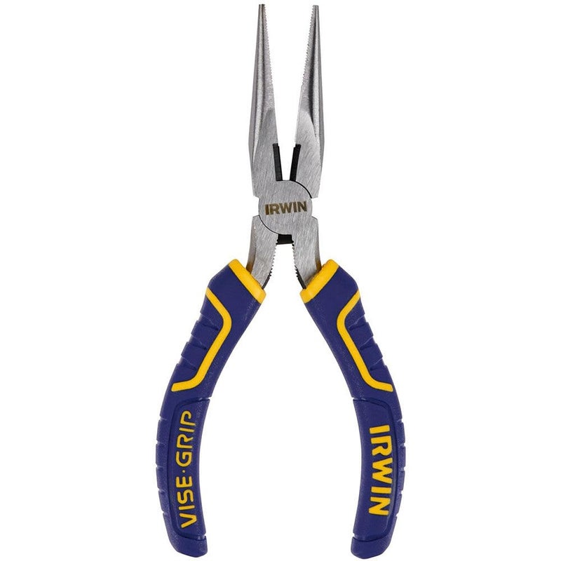IRWIN Vise-Grip Pliers, Long Nose, 6 Inch, for Heavy Duty Cutting and Bending (2078216)