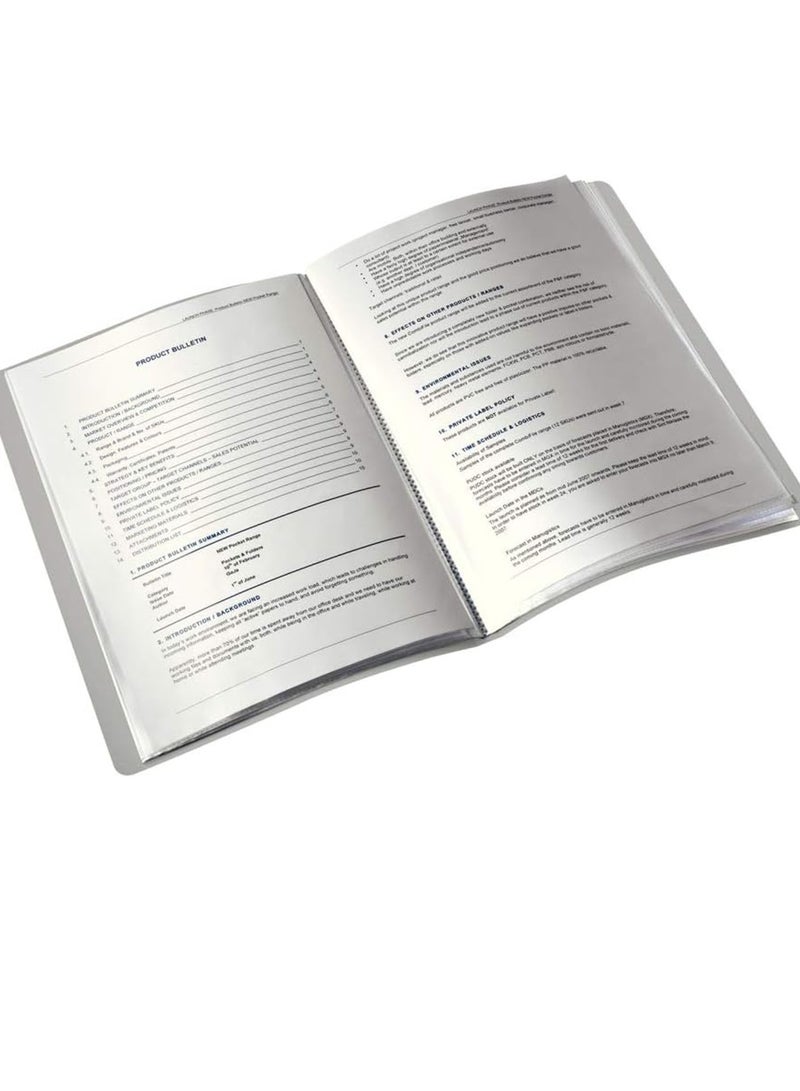 PARTNER كتاب عرض قطعة واحدة مع 60 جيب بألوان متنوعة - Image 4