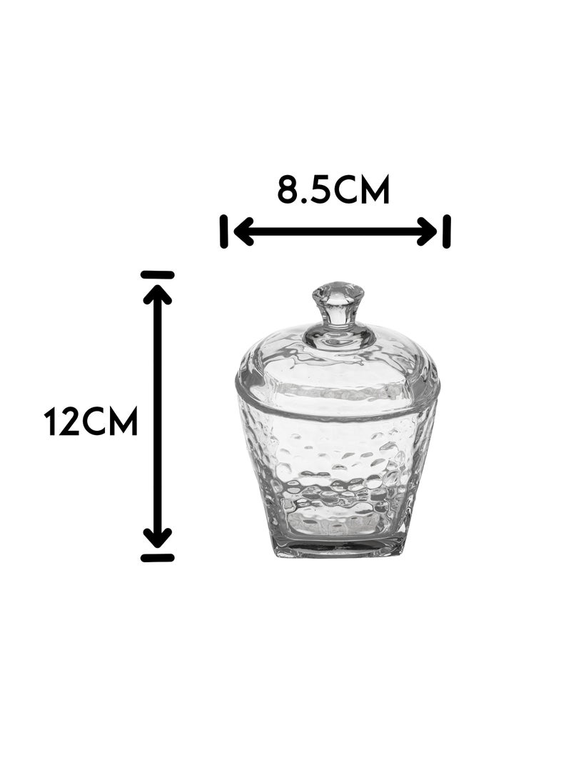 Green Apple - Set of 2 multi-purpose clear glass dates - Image 1