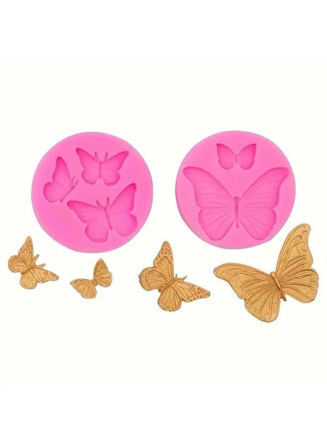Butterfly Silicone Mold A684 For Baking Chocolate Fondant Soap Resin Art - Image 1