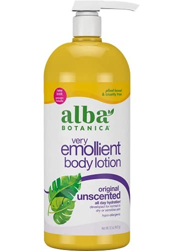 Alba Botanica - Alba Botanica Lotion Emollient Unscented, 32 Fl Oz - Image 1