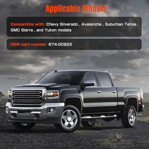 BHB Dual Speed Electric Fan Control Wiring Harness Kit Compatible with Chevy Silverado Suburban Tahoe Avalanche Cadillac Escalade GMC Yukon Sierra Stand Alone Electric Fan Harness Replace 674-00923 - Image 2