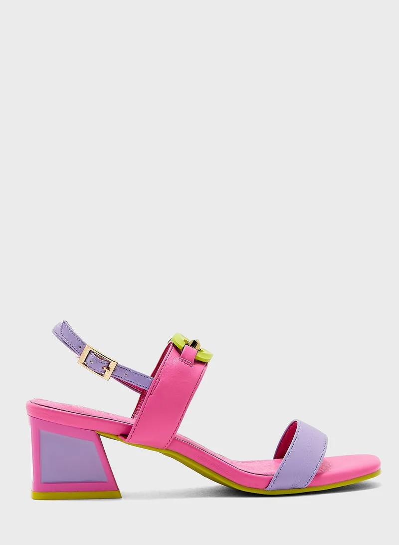 منبور Ankle Strap High Heel Sandals