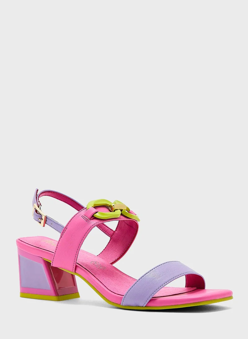 منبور Ankle Strap High Heel Sandals