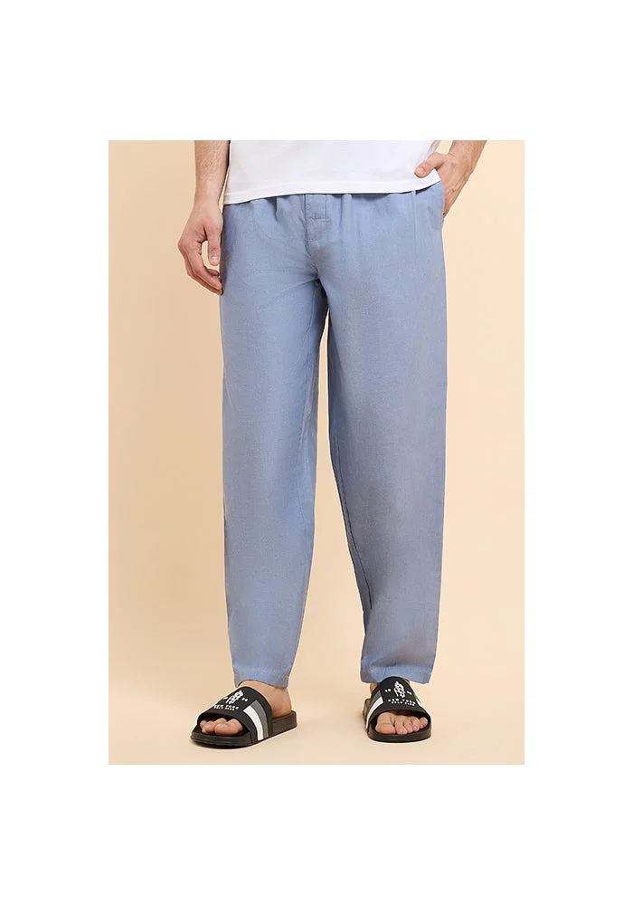 R&b Solid Lounge Pants with Drawstring Waist