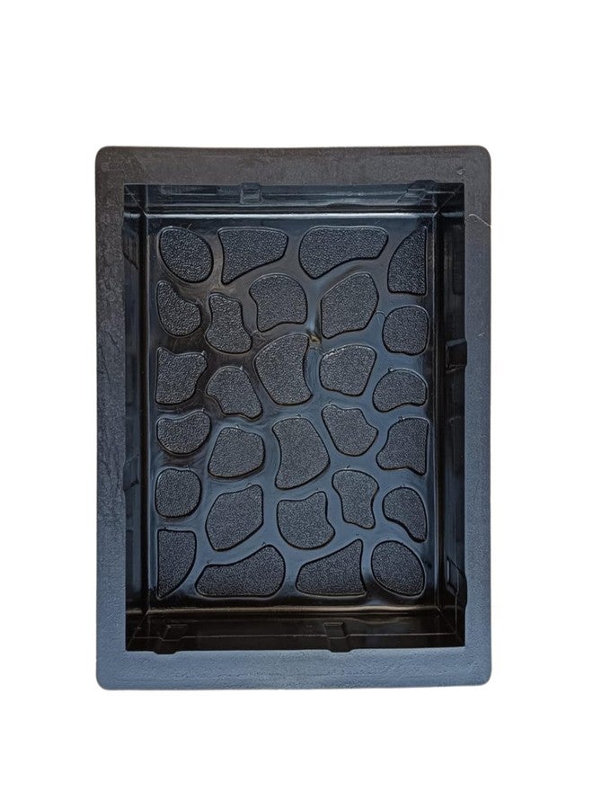 PATEL ENTERPRISE قالب رصف من المطاط PVC من باتيل إنتربرايز، مقاس 8 × 8 بوصة - بلاط رصف من حجر الرخام 60 مم | قالب رصف مطاطي | قالب رصف للحدائق | قالب بلاط رصف متشابك (عبوة من قطعة واحدة) - Image 1