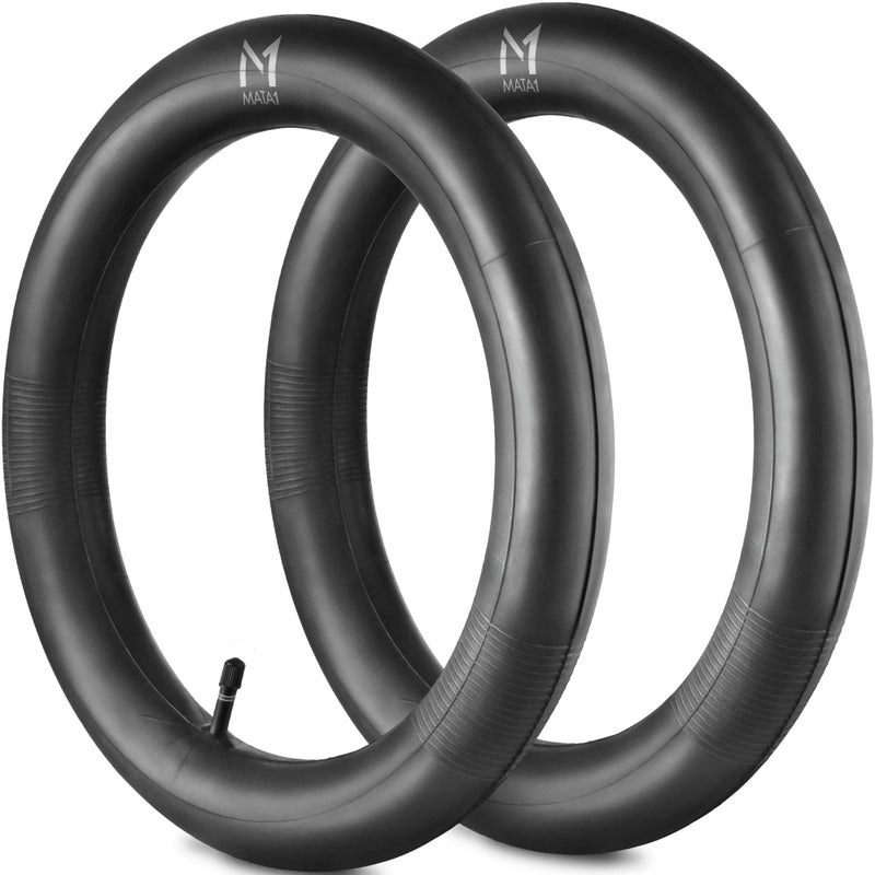 Mata1 2 Inner Tube Tire Replacements 16" x 1.5/1.75/1.95/2.125 for Jogging Stroller - Compatible w/All Brands: BoB Revolution Flex/Pro/SE/SU, Graco, Go Jogging, Thule Urban Glide & More by Mata1-USA - Image 1
