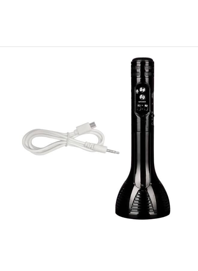 WSTER 1698 Advance Handheld Wireless Singing Mike Multi-function Bluetooth Karaoke Mic with Microphone Speaker with Recording + USB+FM