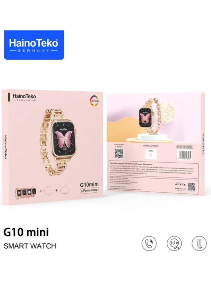 Haino Teko G10 Mini Smart Watch with Four Straps - Image 5