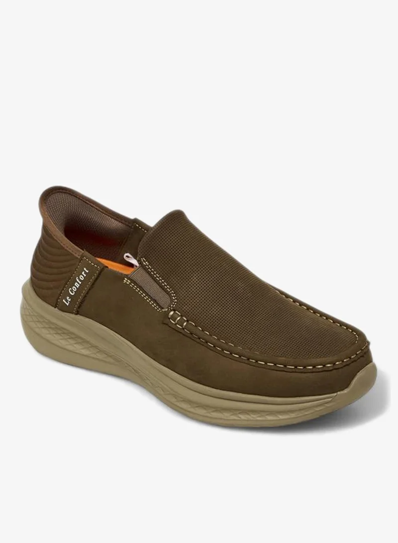 Le Confort Men Slip-On Leather Loafers
