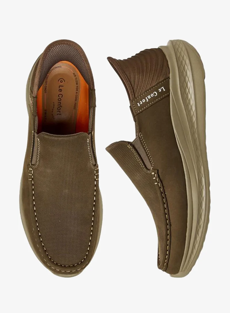 Le Confort Men Slip-On Leather Loafers