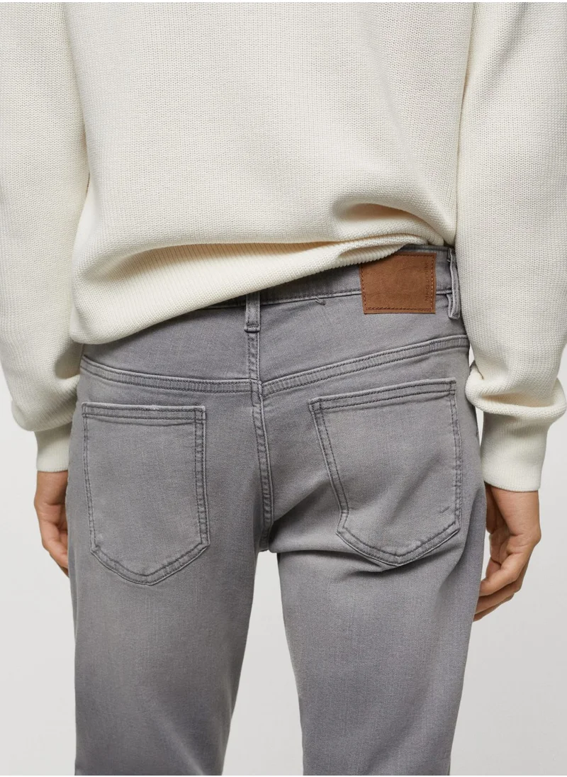 مانجو مان Skinny Fit Light Wash Jeans