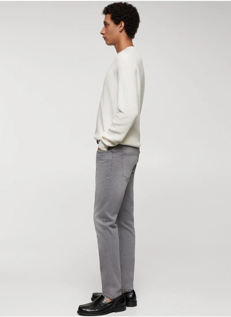 مانجو مان Skinny Fit Light Wash Jeans