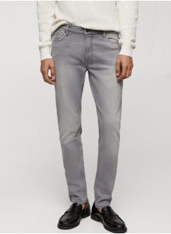 Skinny Fit Light Wash Jeans