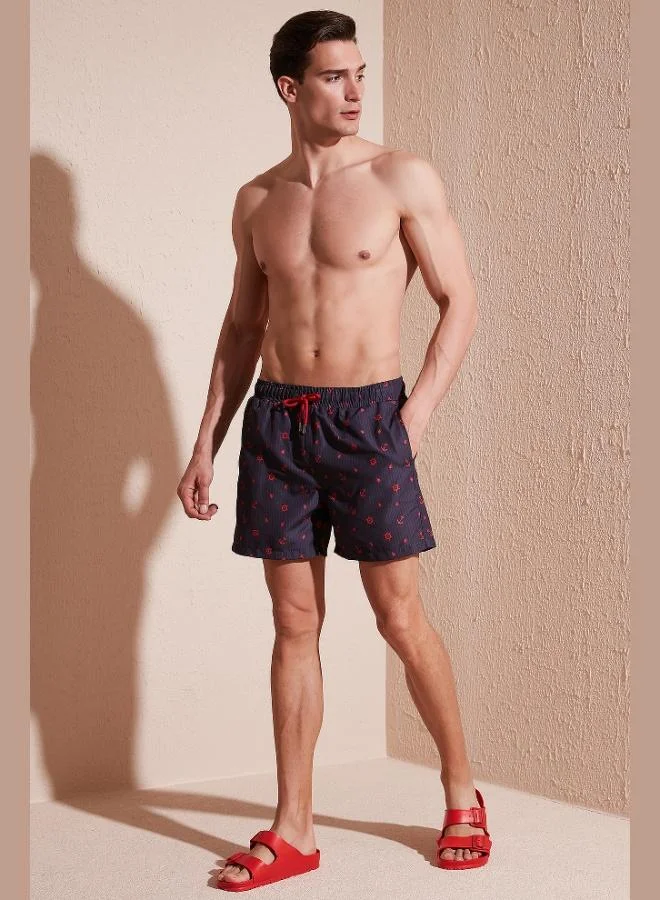 Buratti Patterned Swim Shorts Waist-Tied Pocket Swimsuit Short Men's SWIMSUIT SHORT 380M427