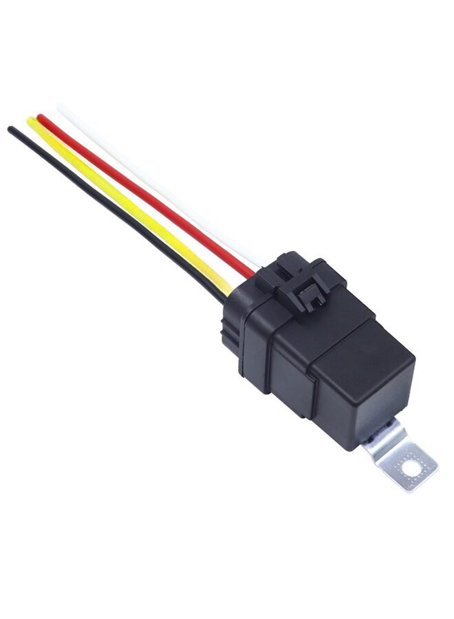 5PCS 4-PIN 12V DC Water-proof Relay with Harness - Heavy Duty Tinned Copper Wires - Image 1