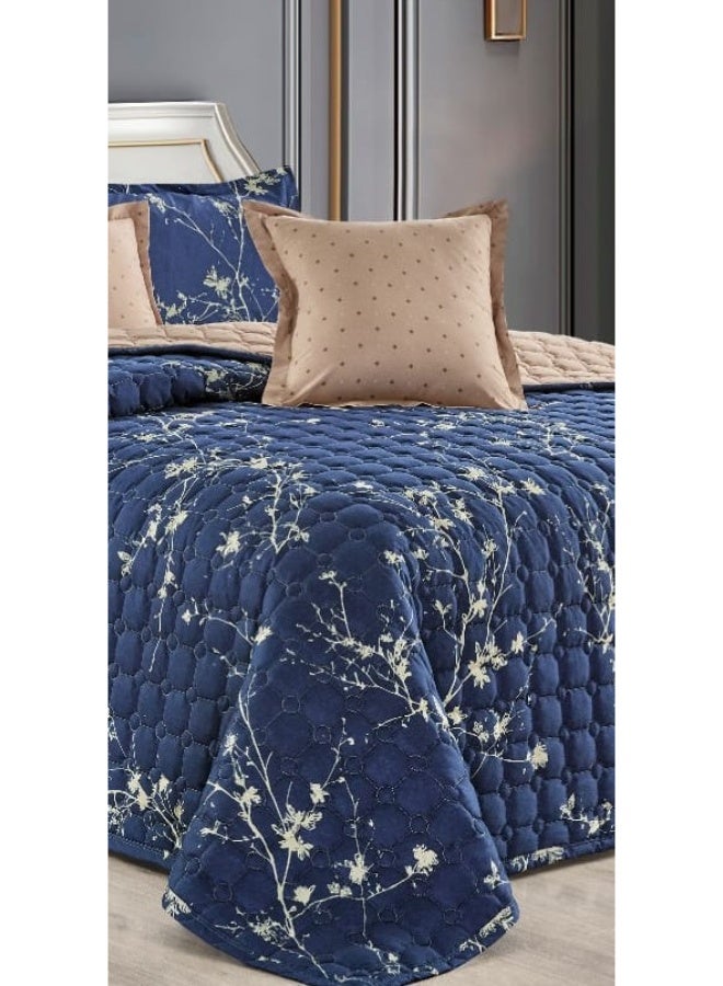 مون مفرش نفر ونص مشجر مضغوط يتكون من 4 قطع من المايكروفايبر مقاس 170*210سم - Image 3