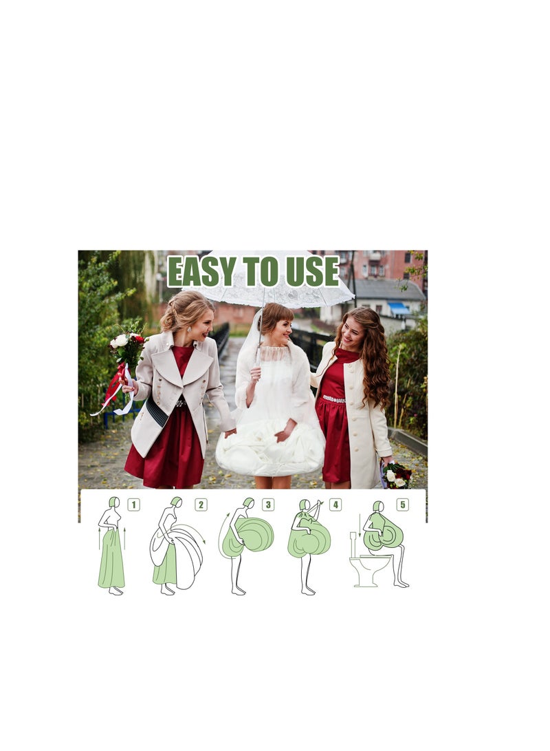 Zikra Wedding Gown Underskirt, Ball Gown Petticoat White Bridal Skirt, Toilet Petticoat for Party Wedding - Image 4