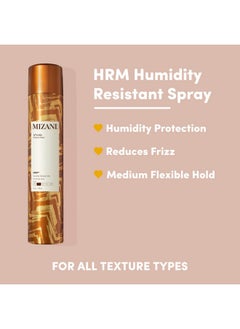 Mizani Styling Hrm Humidity Resistant Spray Helps Prevent Breakage From Heat Damage Light Hold For All Hair Types 9 Oz  - Image 3