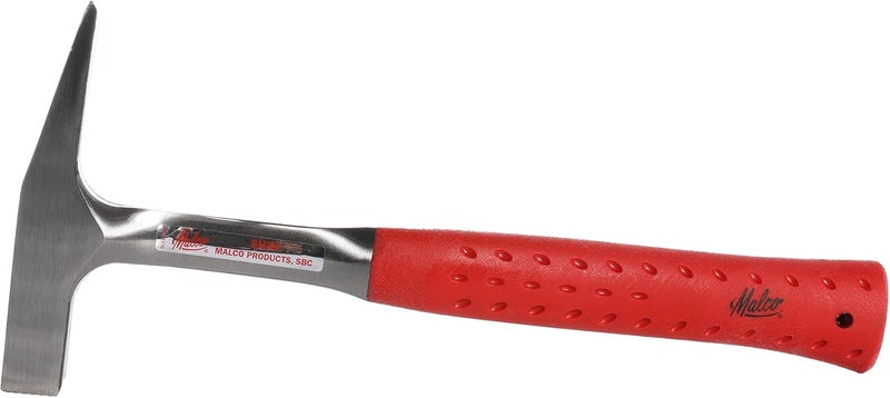 18 oz. Setting Hammer, Polished Beveled Face & Pein, Forged I-Beam, Hardened and Tempered Sheet Metal Hammer, Made in USA, Sheet Metal Tools (Vinyl Grip)